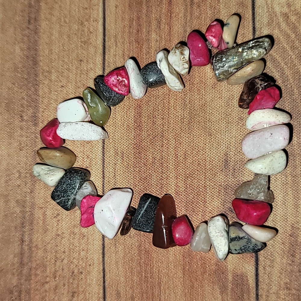 Handmade Multicolored Stretch Bracelet #1